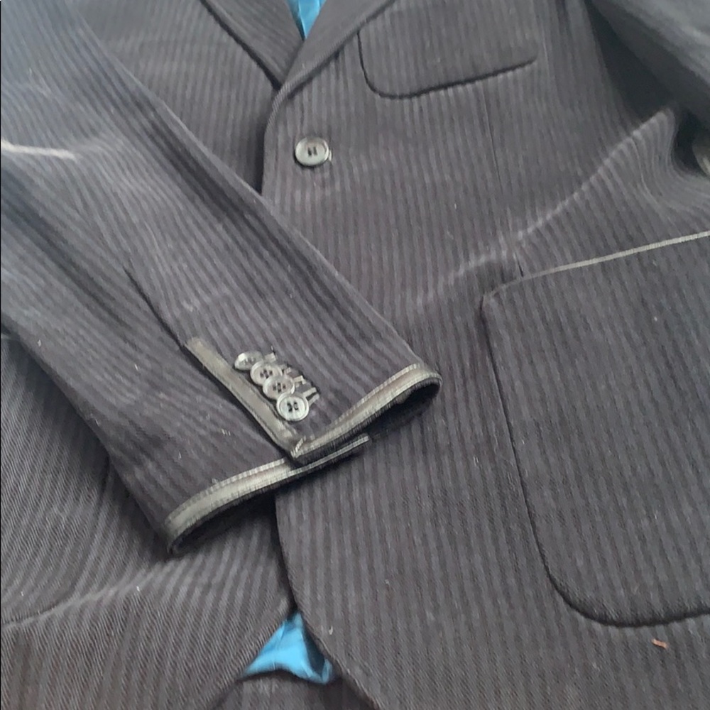 Armani Exchange navy/black blazer jacket worn 2x M